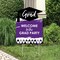 Big Dot of Happiness Purple Graduation Party Decorations - Grad Party Welcome Yard Sign